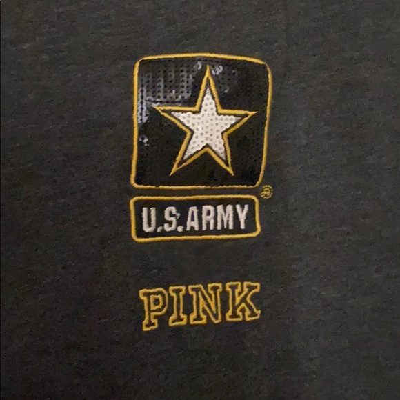Pink Victoria’s Secret US army tee shirt size: XS - Picture 4 of 7
